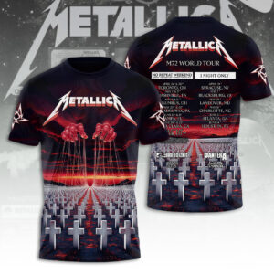 Metallica Tour 2026 3D Apparel - TANTN23072