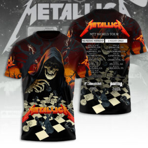 Metallica Tour 2026 3D Apparel - TANTN23079