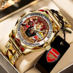 Arsenal FC Premier League Champions 25/26 Alloy Luxury Quartz Watch – TANTN23167