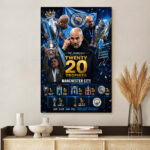 Manchester City x Pep Guardiola Rectangle Canvas With Inner Frame – TANTN23179