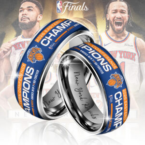 New York Knicks NBA Eastern Conference Champions 2026 Custom Alloy Ring - TANTN23184