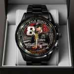 Kyle Busch Black Stainless Steel Watch – TANTN23203