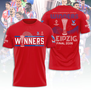 Crystal Palace FC UEFA Conference League Winners 2026 3D Apparel - TANTN23217