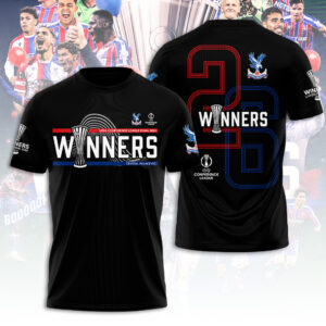 Crystal Palace FC UEFA Conference League Winners 2026 3D Apparel - TANTN23219