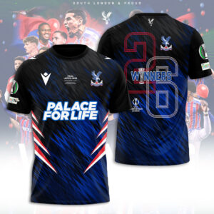 Crystal Palace FC UEFA Conference League Winners 2026 3D Apparel - TANTN23237