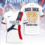 Paris Saint-Germain Champions of Europe 25/26 3D Apparel – TANTN23275