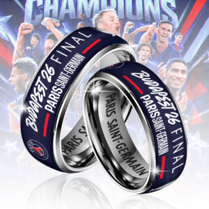 Paris Saint-Germain Champions of Europe 25/26 Custom Alloy Ring - TANTN23284