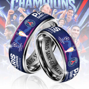 Paris Saint-Germain Champions of Europe 25/26 Custom Alloy Ring - TANTN23287