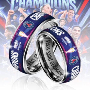 Paris Saint-Germain Champions of Europe 25/26 Custom Alloy Ring - TANTN23288