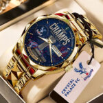 Crystal Palace FC UEFA Conference League Winners 2026 Alloy Luxury Quartz Watch – TMTHU6543