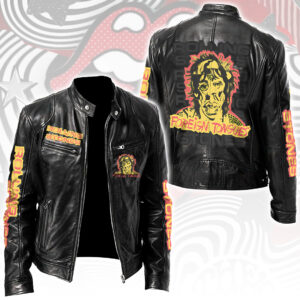 The Rolling Stones Motorcycle Leather Jacket - TANTN22784
