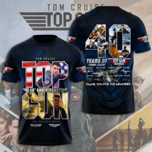 Top Gun 40th Anniversary 2026 3D Apparel - TMTHU6197