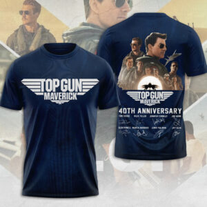 Top Gun 40th Anniversary 2026 3D Apparel - TMTHU5568