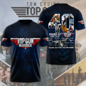 Top Gun 40th Anniversary 2026 3D Apparel - TMTHU5570