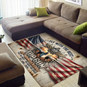 Top Gun 40th Anniversary 2026 Rectangular Rug - TMTHU5662