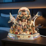Top Gun 40th Anniversary Custom Shape Acrylic Light Box – TMTHU6623