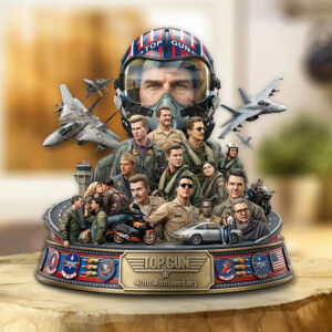 Top Gun 40th Anniversary Custom Shape Acrylic Plaque - TMTHU6192