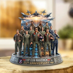Top Gun 40th Anniversary Custom Shape Acrylic Plaque - TMTHU6249
