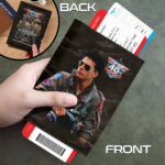 Top Gun 40th Anniversary Leather Passport Cover – HOATT18083