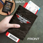 Top Gun 40th Anniversary Leather Passport Cover – HOATT18084