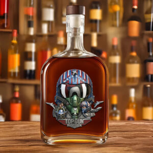 Top Gun 40th Anniversary 25oz Empty Whiskey Bottle - TMTHU6113