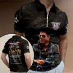 Top Gun 40th Anniversary Zip Polo Shirt – HOATT18005