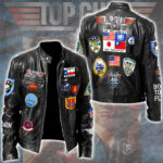Top Gun 40th Anniversary Motorcycle Leather Jacket – GNE6292