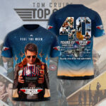 Top Gun 40th Anniversary 2026 3D Apparel – TMTHU6253