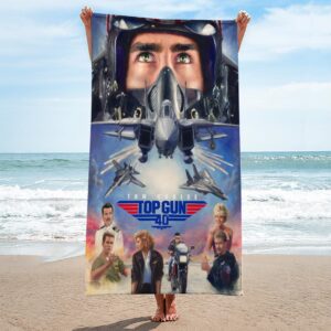 Top Gun 40th Anniversary Rectangle Beach Towel - HOATT18050