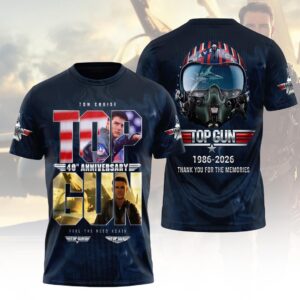 Top Gun 40th Anniversary 3D Apparel - HOATT18057