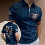 Top Gun 40th Anniversary Zip Polo Shirt – HOATT17703