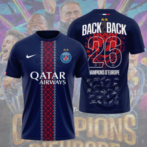 Paris Saint-Germain 25/26 Champions League Champions 3D Apparel - TMTHU6559