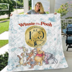 Winnie-the-Pooh 100th Anniversary 2026 Quilt Blanket – TMTHU6151