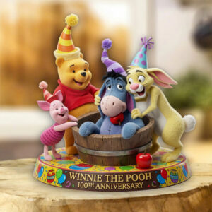 Winnie-the-Pooh 100th Anniversary Custom Shape Acrylic Plaque - TMTHU5636