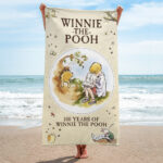 Winnie-the-Pooh 100th Anniversary Rectangle Beach Towel – TMTHU6426