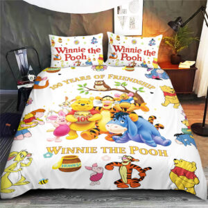 Winnie-the-Pooh 100th Anniversary 3-Piece Duvet Bedding Set - TMTHU5998