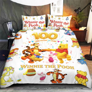 Winnie-the-Pooh 100th Anniversary 3-Piece Duvet Bedding Set - TMTHU5999
