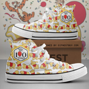 Winnie-the-Pooh 100th Anniversary High Top Canvas Shoes - TMTHU6145