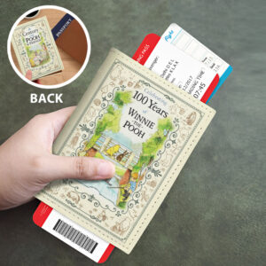 Winnie-the-Pooh 100th Anniversary Leather Passport Cover - TMTHU6425