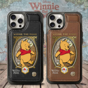 Winnie-the-Pooh 100th Anniversary Leather Wallet Phone Case - TMTHU6539