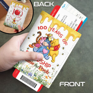 Winnie-the-Pooh 100th Anniversary Leather Passport Cover - HOATT18120