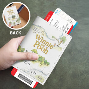 Winnie-the-Pooh 100th Anniversary Leather Passport Cover - TANTN22967