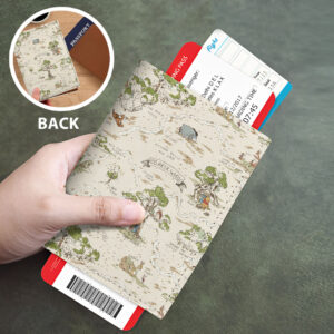 Winnie-the-Pooh 100th Anniversary Leather Passport Cover - TANTN22968