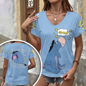 Winnie-the-Pooh 100th Anniversary 3D Women’s V-Neck T-Shirt - HOATT17928