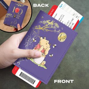 Winnie-the-Pooh 100th Anniversary Leather Passport Cover - HOATT18118