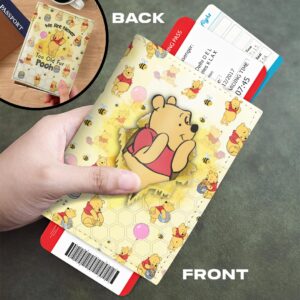 Winnie-the-Pooh 100th Anniversary Leather Passport Cover - HOATT18156