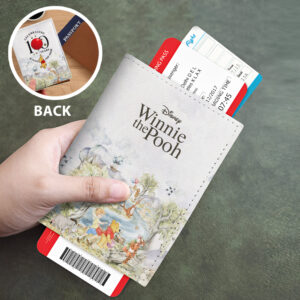 Winnie-the-Pooh 100th Anniversary Leather Passport Cover - GNE6370