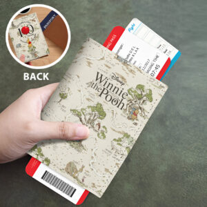 Winnie-the-Pooh 100th Anniversary Leather Passport Cover - GNE6496