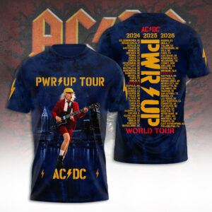 AC/DC World Tour 2026 3D Apparel - TANTN23374