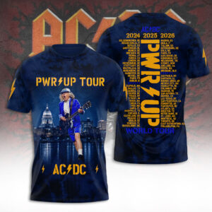 AC/DC World Tour 2026 3D Apparel - TANTN23375